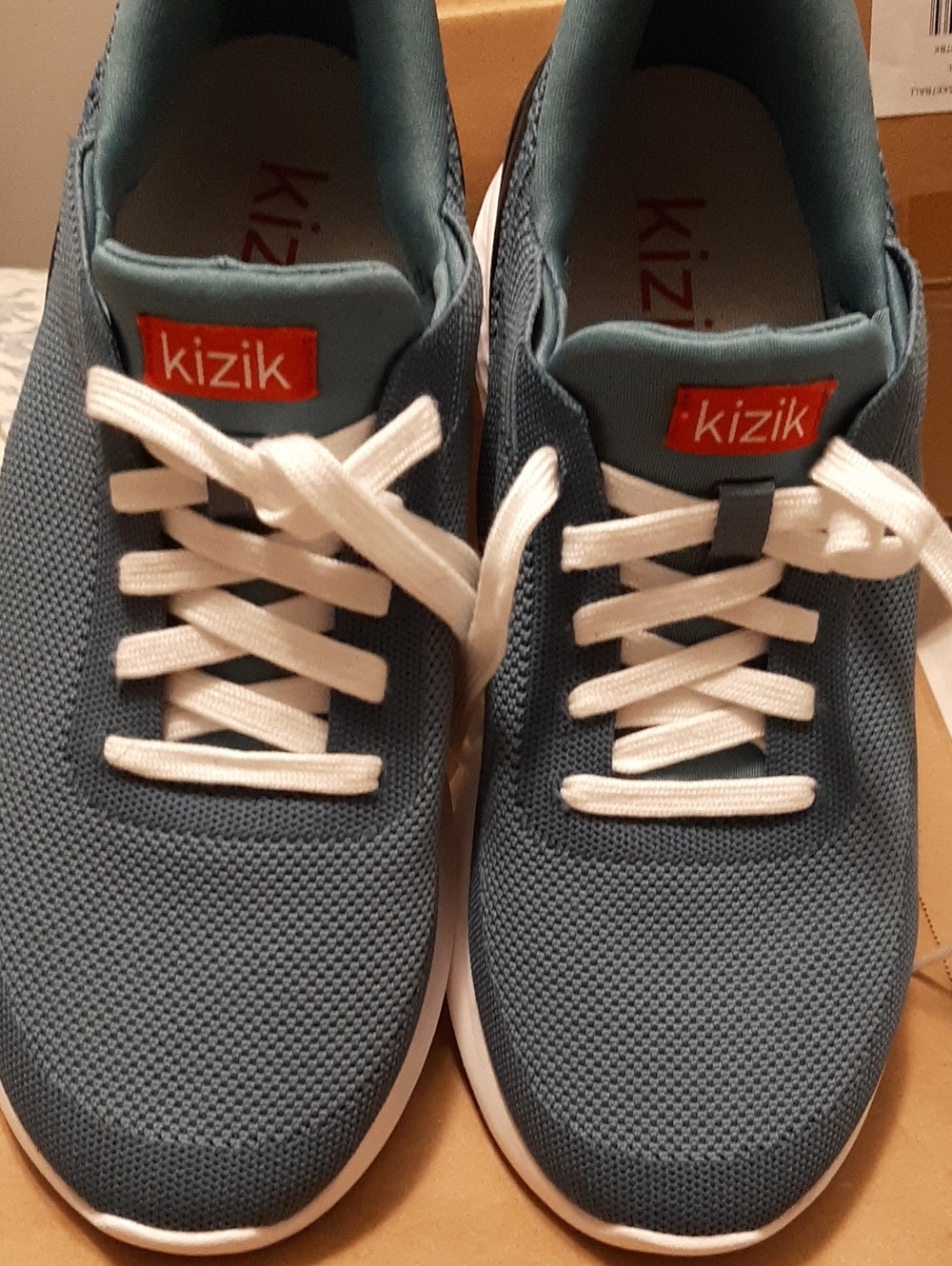 Kizik Unisex Athens Deep Sea Blue Hands Free Mesh Slip-On Sneakers